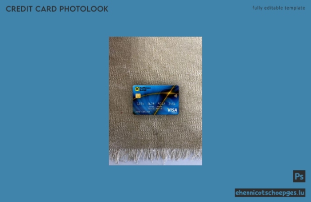 Slowakei Raiffeisen Bank Visa Classic Karte Fotoansicht Beispielvorschau